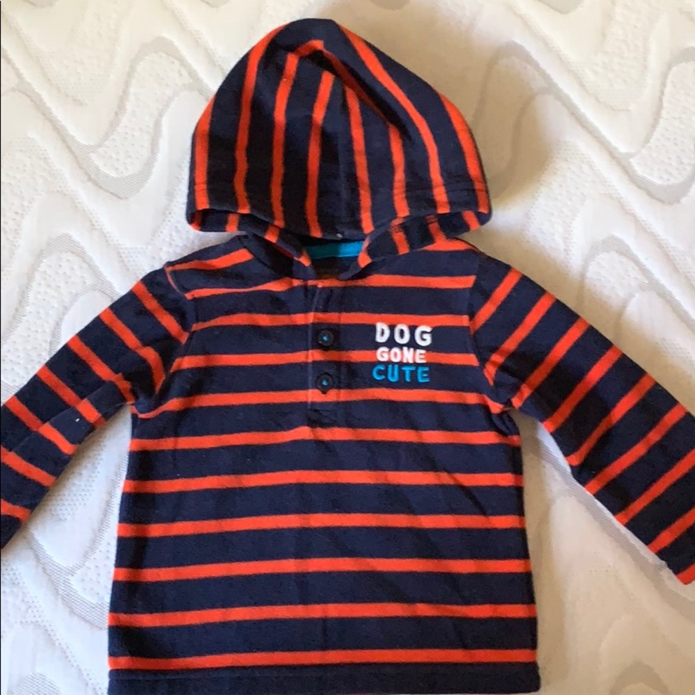 Fleece baby hoodie
